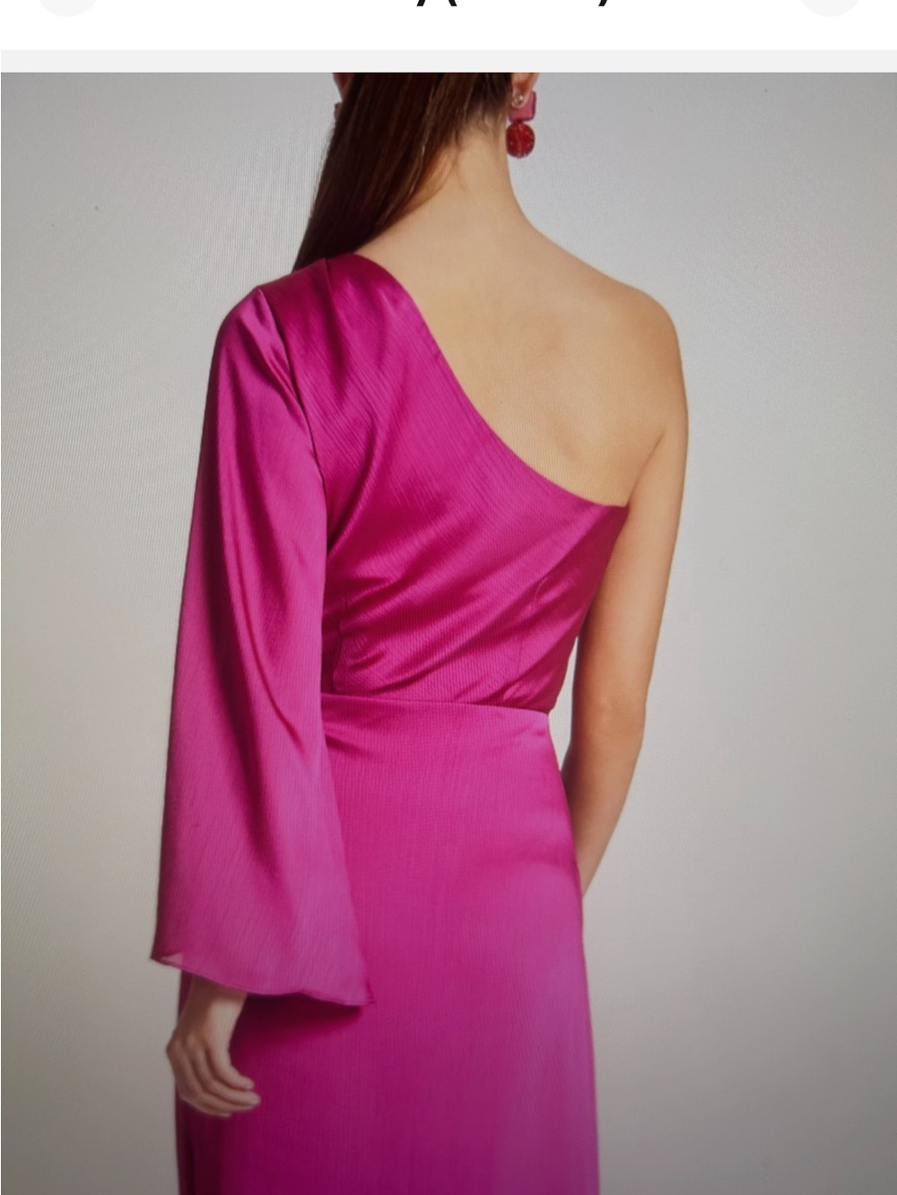 Sachin + Babi One-Shoulder Hot Pink Evening Gown - Picture 8 of 16